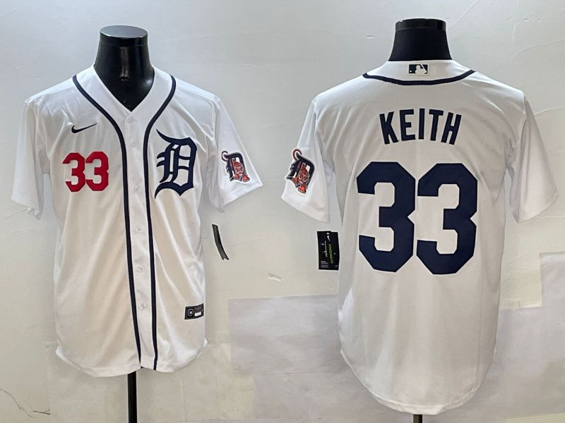 Men Detroit Tigers 33 Keith White Game 2025 Nike MLB Jersey style 3